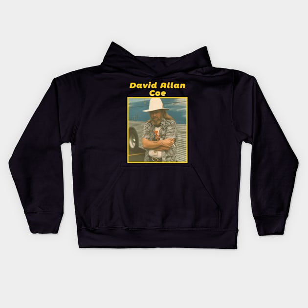 David Allan Coe / 1937 Kids Hoodie by DirtyChais